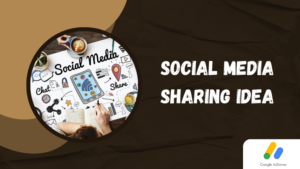 social media sharing idea